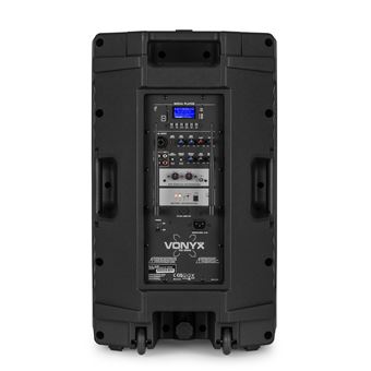 VSA700-BP Sono portable 1000 Watts - Batterie intégrée, haut-parleur 15,  micro-casque inclus, Bluetooth