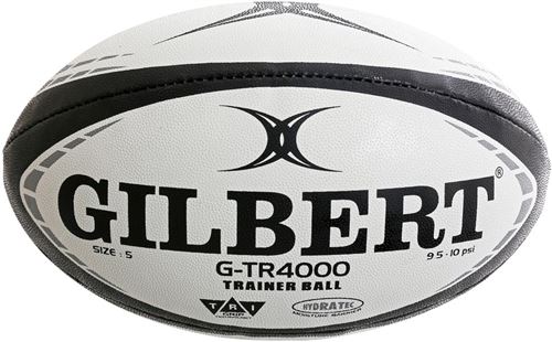 Gilbert Ballon de Rugby D'entraînement G-TR4000 Noir - Taille 3