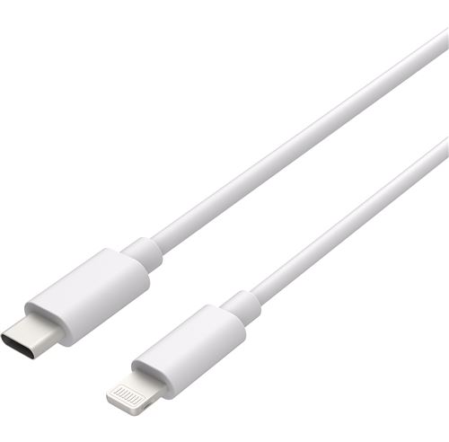 Cazy Câble de charge USB-C vers Lightning, certifié MFI, câble de charge USB 2.0, 20 cm, L