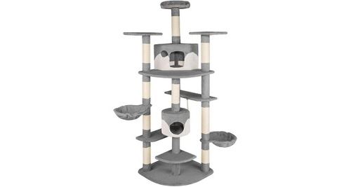 Comparer les prix de Arbre à chat 201 cm gris/blanc 3708079