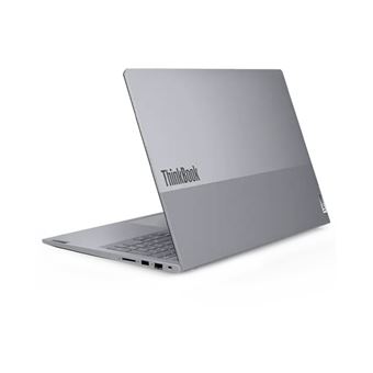 Lenovo ThinkBook 16 G8 IAL 21SK - Conception de charnière à 180 degrés - Intel Core Ultra 5 - 225U / jusqu'à 4.8 GHz - Win 11 Pro - Intel Graphics - 16 Go RAM - 512 Go SSD NVMe - 16" IPS 1920 x 1200 - Gigabit Ethernet - Wi-Fi 6E, Bluetooth - gris arct