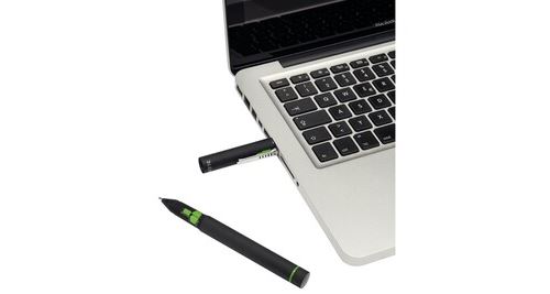 Leitz Stylo/Stylet 2 en 1 pour écrans tactiles Argent - Stylo