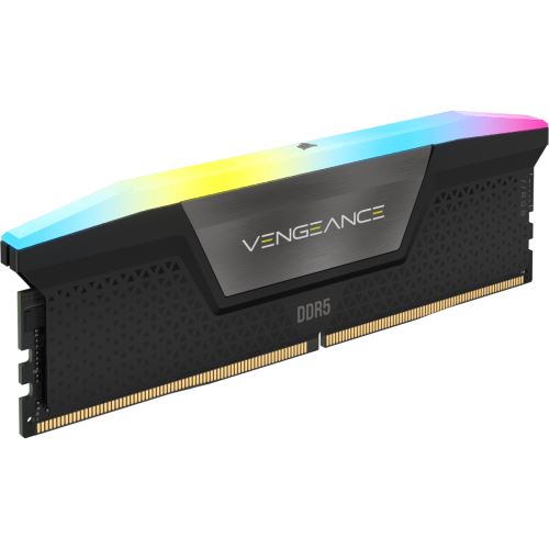Barrette Mémoire Ram Corsair Vengeance Rgb 32 Go (Kit De 2 X 16 Go) Ddr5 6400 Mhz Cl36