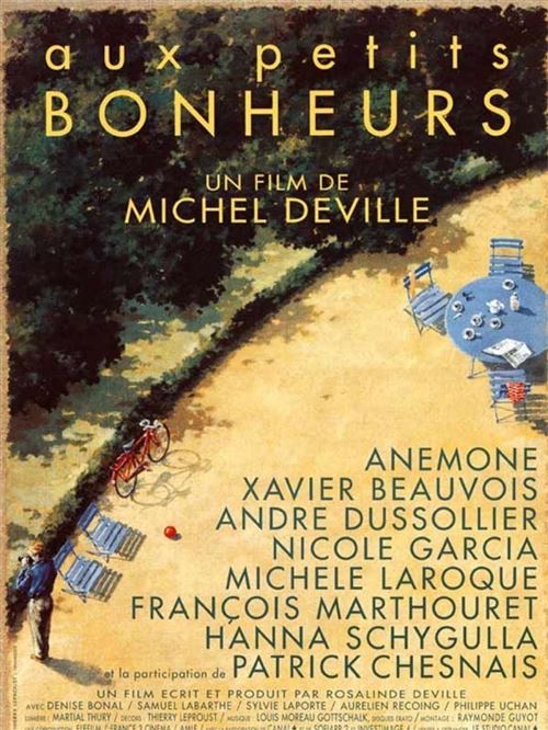 Affiche de Cinéma Originale - Aux petits Bonheurs - 1994 - Michel Deville - Anémone - 116x158cm