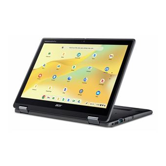Acer Chromebook Spin 512 R857TN-TCO - Conception inclinable - Intel N-series - N150 / jusqu'à 3.6 GHz - Chrome OS - Intel Graphics - 8 Go RAM - 64 Go eMMC - 12.2" IPS écran tactile 1920 x 1200 - Wi-Fi 6E - schiste noir - clavier : Suisse Allemand