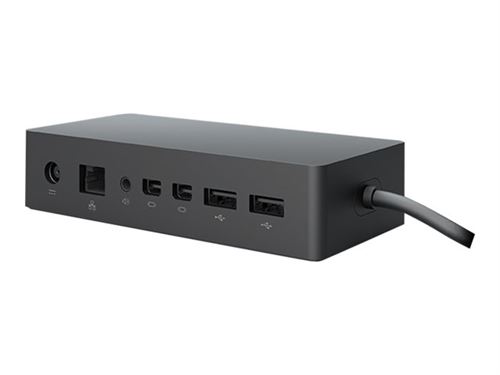 Microsoft Surface Dock - Station d'accueil - 2 x Mini DP - GigE - pour Surface Book 2, Go, Laptop, Laptop 2, Laptop 3, Pro 6, Pro 7, Pro X