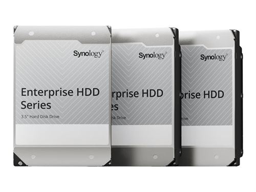 Synology HAT5310 - Disque dur - 18 To - interne - 3.5 - SATA 6Gb/s - 7200 tours/min - mémoire tampon : 512 Mo - pour RackStation RS1619xs+ RS3621xs+ RS4021xs+