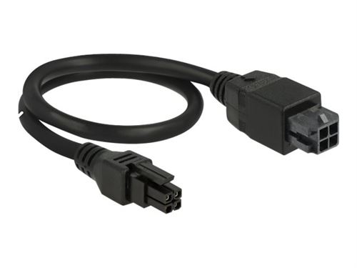 Delock - Stroomverlengkabel - 4-pins Micro-Fit (R) naar 4-pins Micro-Fit (M) - 30 cm