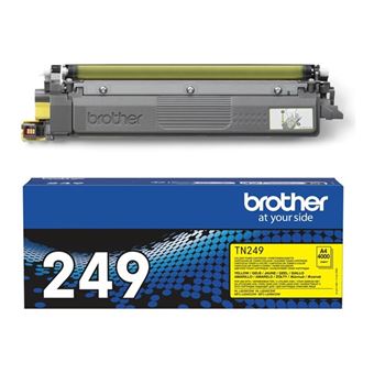 Brother TN249Y - Très Haut Rendement - jaune - original - boîte - cartouche de toner - pour Brother HL-L8240CDW, MFC-L8390CDW