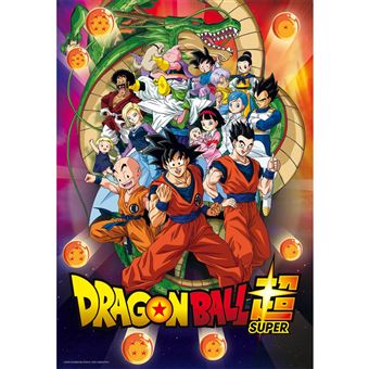 Puzzle 1000 pièces + poster : Dragon Ball Clementoni - 1