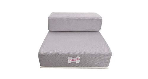 Comparer les prix de Escalier pliable en maille respirante pour animaux de compagnie lit pour animaux de compagnie chat rampe pour chien 2 étapes