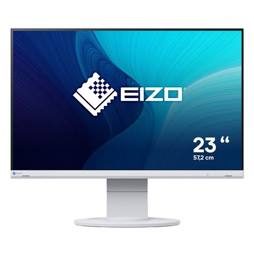 EIZO FlexScan EV2360-WT - Écran LED - 22.5 - 1920 x 1200 - IPS - 1000:1 - 5 ms - DVI-D VGA DisplayPort - haut-parleurs - blanc
