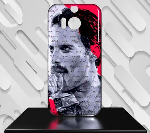 Coque Design HTC ONE M8 QUEEN - FREDDIE MERCURY - Réf 09