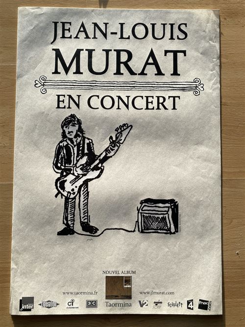 Jean-Louis Murat - En concert - Taormina - 49x34cm - Affiche