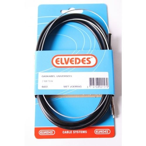 Elvedes UNIVERSAL CABLE DES GAZ DE 2 MÈTRES 6433 AVEC DOUBLURE