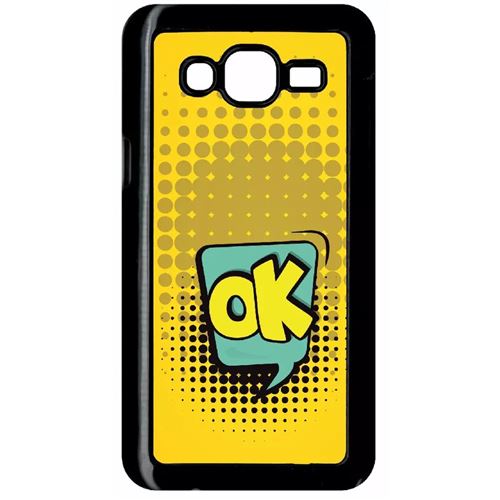 Coque Samsung Galaxy J5 (2015) Ok Fond Jaune