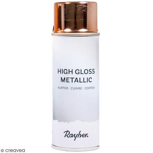 Bombe de peinture High gloss métallique - Cuivré - 200 ml