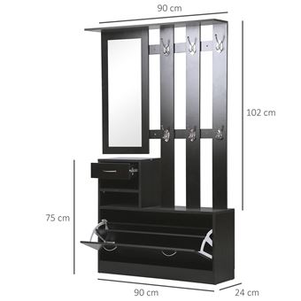 Meuble d'entrée porte manteau et chaussures au meilleur prix | Leroy Merlin Meuble d'entrée porte manteau et chaussures au meilleur prix | Leroy Merlin