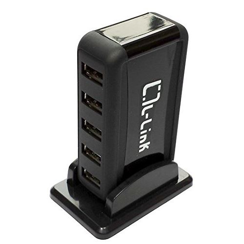 L-Link LL-UH-707L hub & concentrateur Noir - Hubs & concentrateurs (USB 2.0, Noir, 1,5 m)