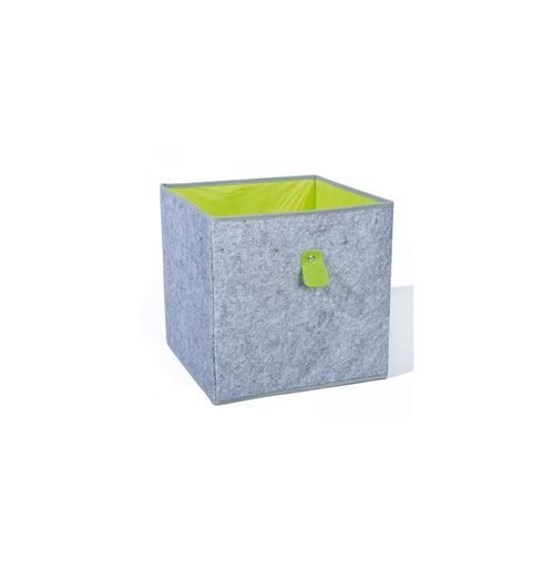 Paris Prix - Boîte De Rangement Pliable kase 32cm Gris