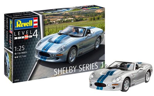 Revell 07039 Kit de 12 Modélisme Shelby Series I l'échelle 1 : 25, niveau 4