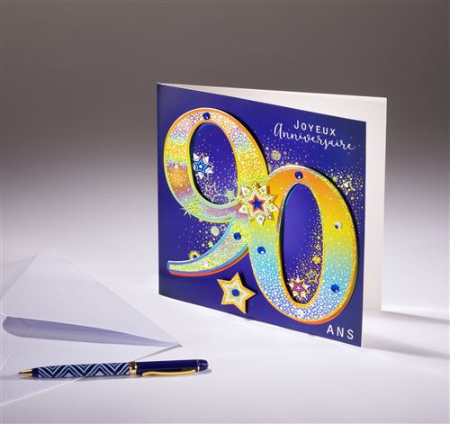 Carte double Coll'Âge- 90 ans