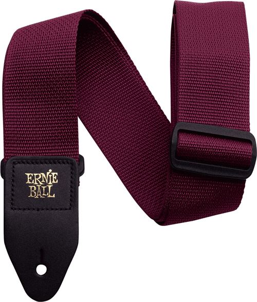 Ernie Ball Sangle pour guitare Polypropylène Burgundy - Image 3