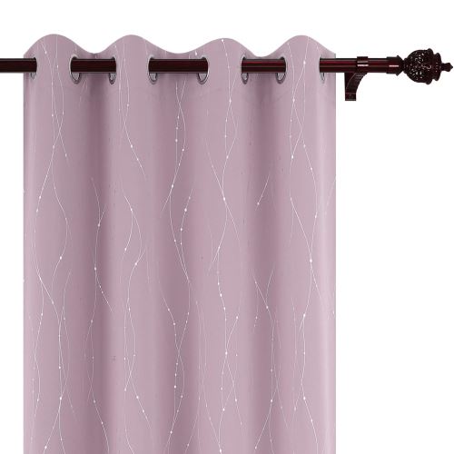 Deconovo Lot De 2 Rideau Occultant Isolant Thermique Rideau Chambre Bebe Oeillets Bleu Roi 107x1cm Cuisine Et Maison Ameublement Et Decoration