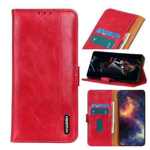 Etui en PU avec support rouge pour Xiaomi Mi 10 Lite 5G/Mi 10 Youth 5G