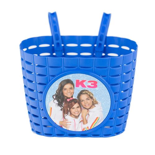 Studio 100 panier de vélo pour enfants K3 junior 20 cm bleu