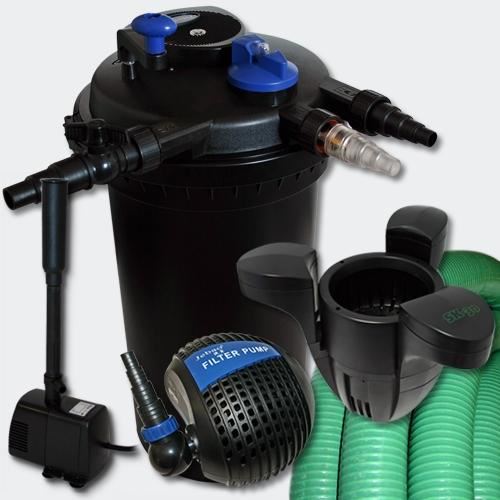 Comparer les prix de Kit de Filtration 30000l UV Stérilisateur Pompe Tuyau Fontaine Skimmer