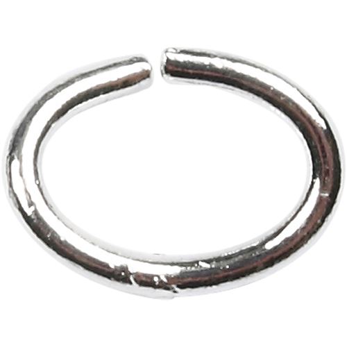 Creotime bague ovale 1 x 4 x 6 mm en argent 40 pièces