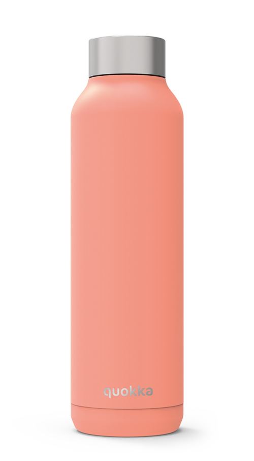 Quokka gourde en acier inoxydable SolidAbricot 630 ml rose saumon
