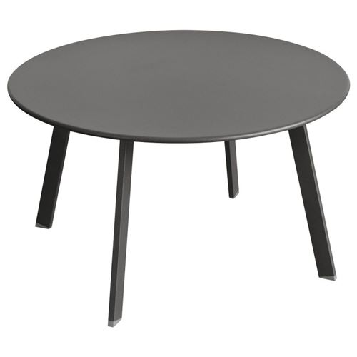 Table basse Saona graphite D 70 cm Hespéride