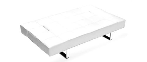 25 Sur Canape Convertible Design Blanc Broadway Achat Prix Fnac