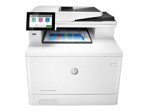 Imprimante laser multifonction HP LaserJet Enterprise MFP M480f Couleur Jusqu'à 27 ppm 300 feuilles Blanc