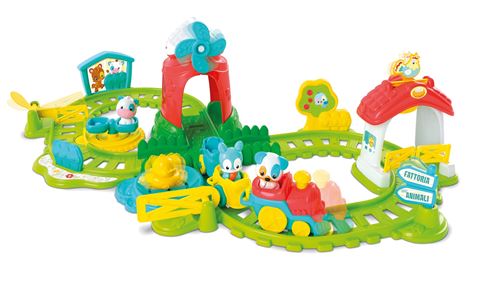 Clementoni train baby 61 x 83 cm vert 6-pièces