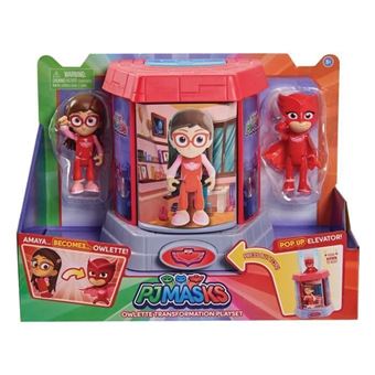 Playset Pyjamasques Chambre de transformation Bibou