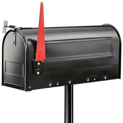 Burg Wächter 18610 US-BOX 891 S Briefkasten Stahlblech Schwarz