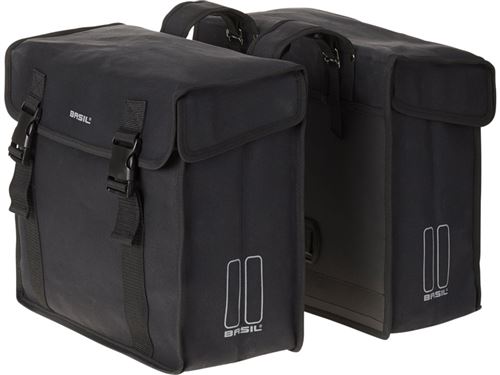 BASIL sac double Kavan 65L Noir