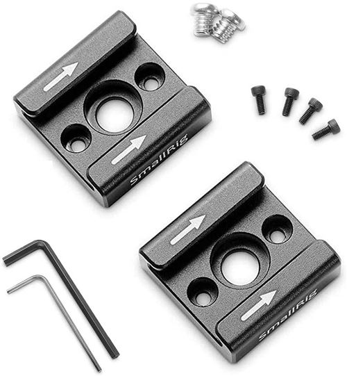 SMALLRIG Cold Shoe Mount (2 Pack) / Hot Shoe Adaptateur pour Flash LED Lumière - 2060