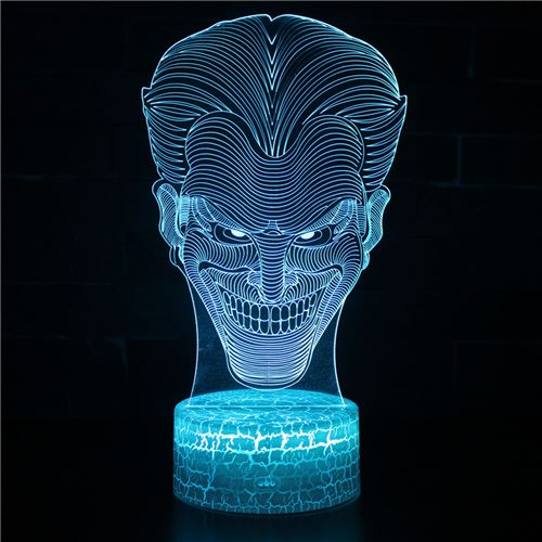 Lampe 3D Tactile Veilleuses Enfant 7 Couleurs avec Telecommande - Batman #293