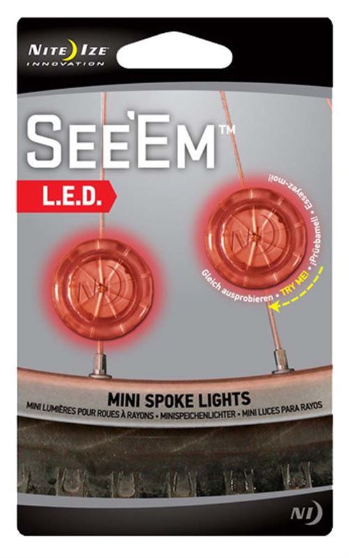 Electronique Éclairage Nite Ize See Em Led Mini Spoke Light 2pk. One Size