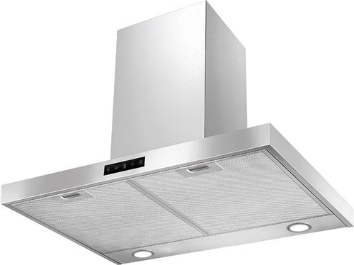 Airlux AHBF670IX - Hotte - hotte décorative - largeur : 60 cm - profondeur : 48 cm - evacuation & recyclage - acier inoxydable