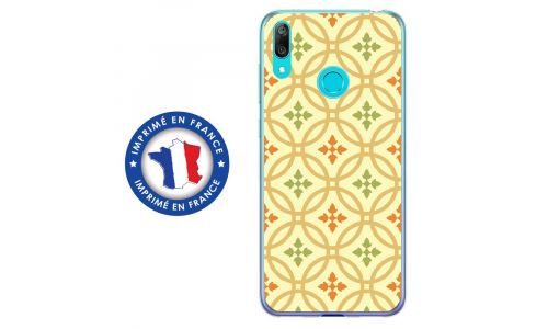 Coque souple pour Huawei Y7 (2019) avec impression Motifs retro 7