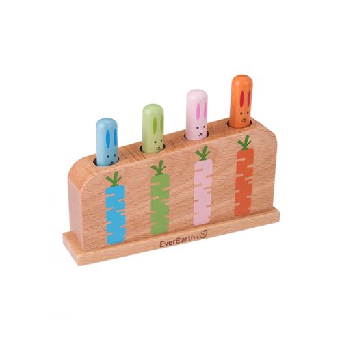 Everearth Marteau banc pop up lapin 16.5 cm junior multicolore