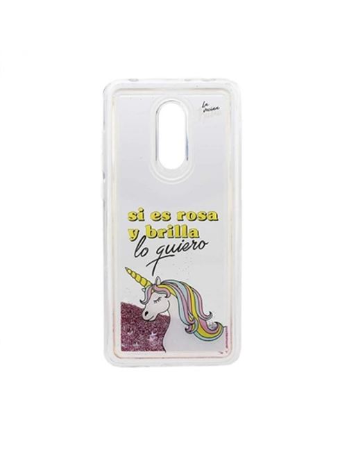 Étui Xiaomi Redmi 5 Plus Tan Tan Fan TFCAR055 Transparent Rose