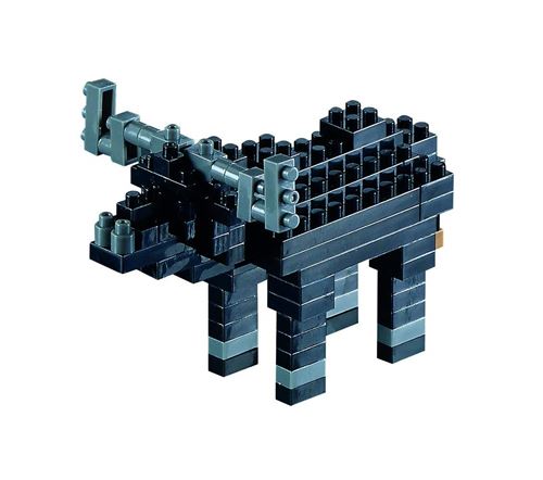 Brixies - 410094 - Jeu de construction 3D-Motif - Buffle