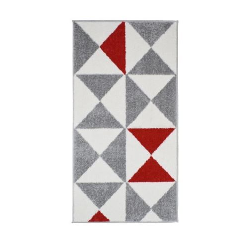 FORSA Tapis de couloir en polypropylene - 60 x 110 cm - Rouge