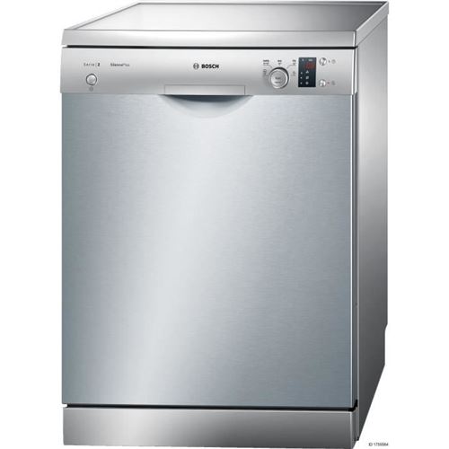 Bosch SilencePlus SMS25AI00E - Lave-vaisselle - pose libre - hauteur : 81.5 cm - Inox argent